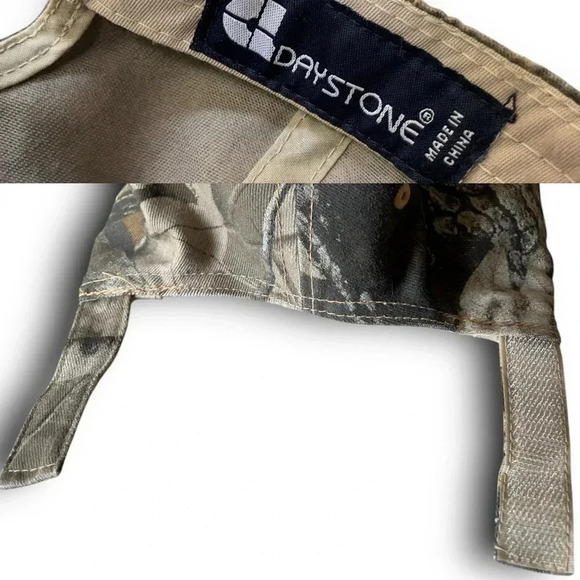 Realtree Camouflage Embroidered Flames Hat Patriotic American Flag USA Fire Hat - Picture 8 of 8